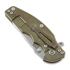 Hinderer Jurassic Magnacut Slicer 折叠刀, Tri-Way Stonewash Bronze, Blue/Black G10