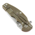 Hinderer Jurassic Magnacut Slicer sulankstomas peilis, Tri-Way Stonewash Bronze, Orange G10