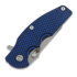 Coltello pieghevole Hinderer Jurassic Magnacut Slicer, Tri-Way Working Finish, Blue/Black G10