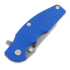 Coltello pieghevole Hinderer Jurassic Magnacut Slicer, Tri-Way Working Finish, Blue G10