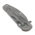 Coltello pieghevole Hinderer Jurassic Magnacut Slicer, Tri-Way Working Finish, Orange G10