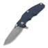 Coltello pieghevole Hinderer Jurassic Slicer, battle blue, blue/black