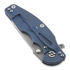 Coltello pieghevole Hinderer Jurassic Slicer, battle blue, blue/black
