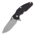Hinderer Jurassic Spearpoint sulankstomas peilis, battle bronze, red/black