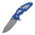 Hinderer - Jurassic Spearpoint, working finish, Spider Blue