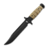 Hinderer KABAR 3V Battle Black, Natural Micarta