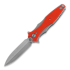 Coltello pieghevole Hinderer Maximus 20CV, arancione