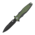 Coltello pieghevole Hinderer Maximus Bayonet Grind Tri-Way Battle Black OD Green G10