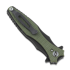Couteau pliant Hinderer Maximus Bayonet Grind Tri-Way Battle Black OD Green G10