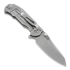 Hinderer MP-1 TI/G10 sulankstomas peilis, black/grey