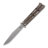 Hinderer Nieves Spanto TI Balisong perhosveitsi, battle bronze