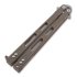 Hinderer Nieves Spanto TI Balisong perhosveitsi, battle bronze