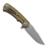 Couteau pliant Hinderer Project x Magnacut Clip Point Tri-Way Stonewash Bronze FDE G10