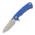 Hinderer - Project X Magnacut Sheepsfoot Stonewash Blue G-10