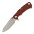Hinderer - Project X Magnacut Sheepsfoot Stonewash Red G-10