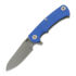 Hinderer - Project X Magnacut Sheepsfoot Working Finish Blue G-10