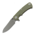 Hinderer - Project X Magnacut Sheepsfoot Working Finish OD Green G-10
