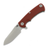 Hinderer Project X Magnacut Sheepsfoot Working Finish/Stonewash Red G-10 sulankstomas peilis