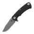 Coltello pieghevole Hinderer Project X S45VN Clip Point Tri-Way Working Finish Black G10