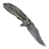 Hinderer XM-18 3,5" Battle Field sulankstomas peilis, žalia