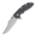 Hinderer XM-18 3,5" bowie sulankstomas peilis, black/Ti battle blue