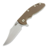 Coltello pieghevole Hinderer XM-18 3,5" bowie, marrone