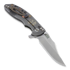 Coltello pieghevole Hinderer XM-18 3,5" Bowie Containment Series, black/green