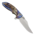Coltello pieghevole Hinderer XM-18 3,5" Bowie Containment Series, green/black