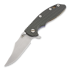 Coltello pieghevole Hinderer XM-18 3,5" Bowie Containment Series, green/black