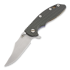 Hinderer XM-18 3,5" Bowie Containment Series sulankstomas peilis, green/black