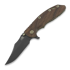 Coltello pieghevole Hinderer XM-18 3.5 Bowie Vintage, smooth walnut