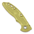 Hinderer XM-18 3.5" Brass Smooth handle scale