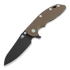 Hinderer XM-18 3.5 Gen4 Sheepsfoot DLC sulankstomas peilis, FDE