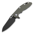 Coltello pieghevole Hinderer XM-18 3.5 Gen4 Sheepsfoot DLC, verde