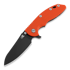 Coltello pieghevole Hinderer XM-18 3.5 Gen4 Sheepsfoot DLC, arancione