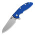 Hinderer XM-18 3.5 Gen5 Sheepsfoot sulankstomas peilis, stonewashed, mėlyna