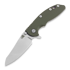 Coltello pieghevole Hinderer XM-18 3.5 Gen6 Sheepsfoot, stonewash, od green
