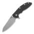 Coltello pieghevole Hinderer XM-18 3.5 Gen6 Sheepsfoot, working finish, nero