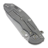 Coltello pieghevole Hinderer XM-18 3.5 Gen6 Sheepsfoot, working finish, nero