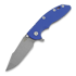 Coltello pieghevole Hinderer XM-18 3,5" Harpoon Spanto WF, blu, blu
