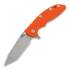 Hinderer XM-18 3,5" Harpoon Tanto Fatty sulankstomas peilis, oranžinėnge