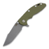 Coltello pieghevole Hinderer XM-18 3,5" M390 Harpoon Spanto, verde