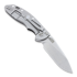 Coltello pieghevole Hinderer XM-18 3,5" Non-flipper Slicer, nero
