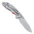 Coltello pieghevole Hinderer XM-18 3,5" Non-flipper Slicer, arancione
