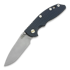 Coltello pieghevole Hinderer XM-18 3,5" Non-flipper Slicer WF, blue/black