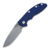 Coltello pieghevole Hinderer XM-18 3,5" Non-flipper Slicer WF, blue/Ti blue