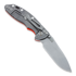Coltello pieghevole Hinderer XM-18 3,5" Non-flipper Slicer WF, arancione