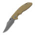 Hinderer XM-18 3.5 S45VN Bowie Non Flipper Tri-Way Battle Bronze Coyote G10 sulankstomas peilis