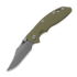 Hinderer XM-18 3.5 S45VN Bowie Non Flipper Tri-Way Battle Bronze OD Green G10 sulankstomas peilis