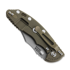 Coltello pieghevole Hinderer XM-18 3.5 S45VN Bowie Non Flipper Tri-Way Battle Bronze OD Green G10